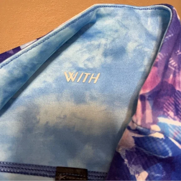 Peloton With Blue Moves High Waist Leggings Size Small NWT - Picture 10 of 11